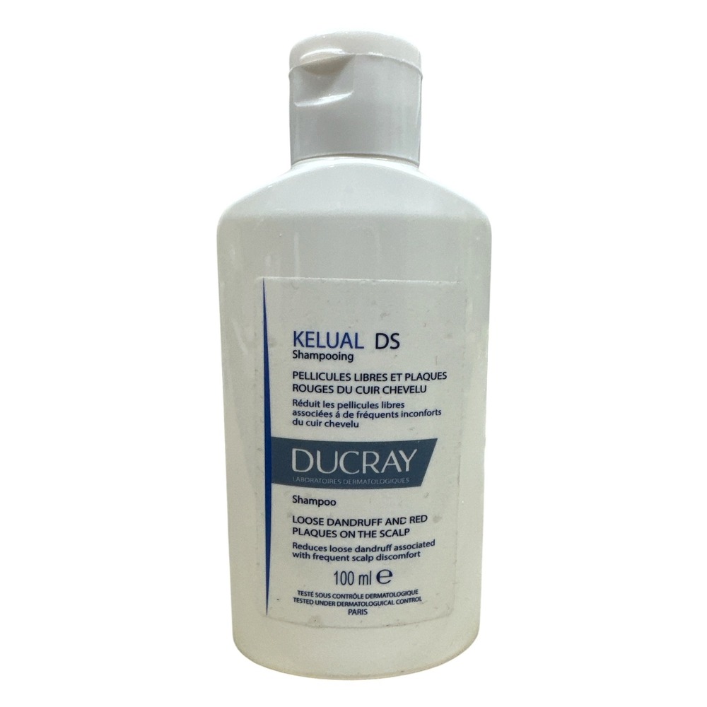 Ducray Kelual DS Anti-Dandruff Shampoo Treatment 100ml Red Plaques Scalp Relief